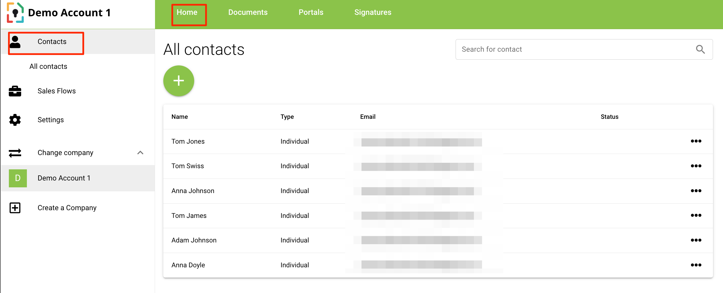 MyDocSafe contactos y mini CRM