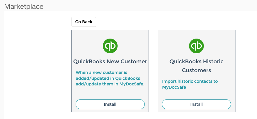 MyDocSafe and Quickbooks