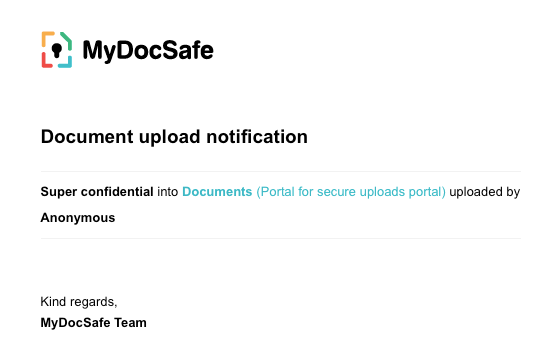 My clients need to upload documents securely 