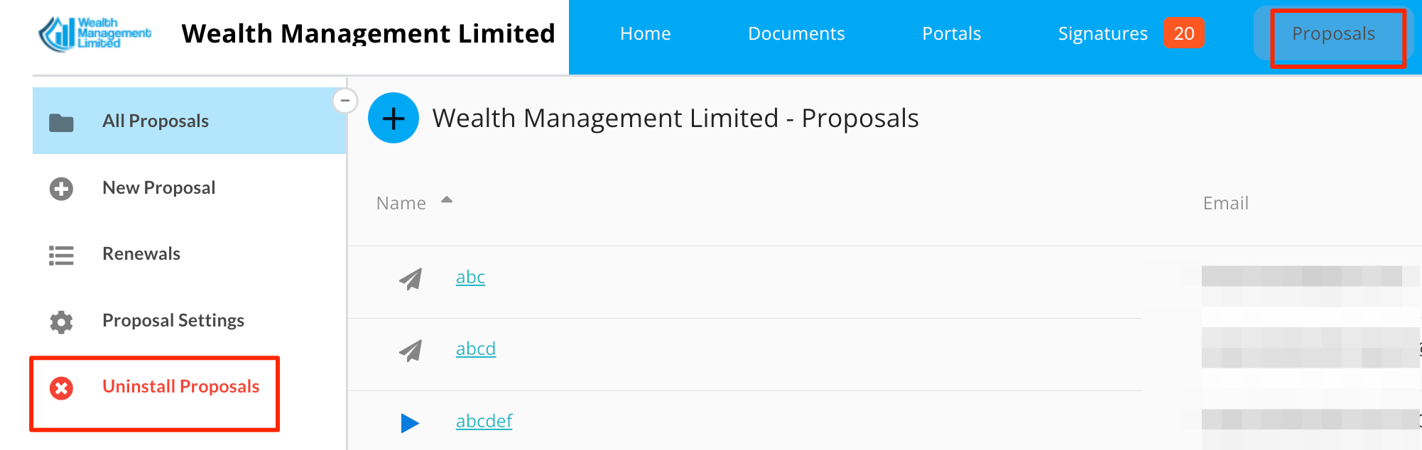 MyDocSafe uninstall Proposals