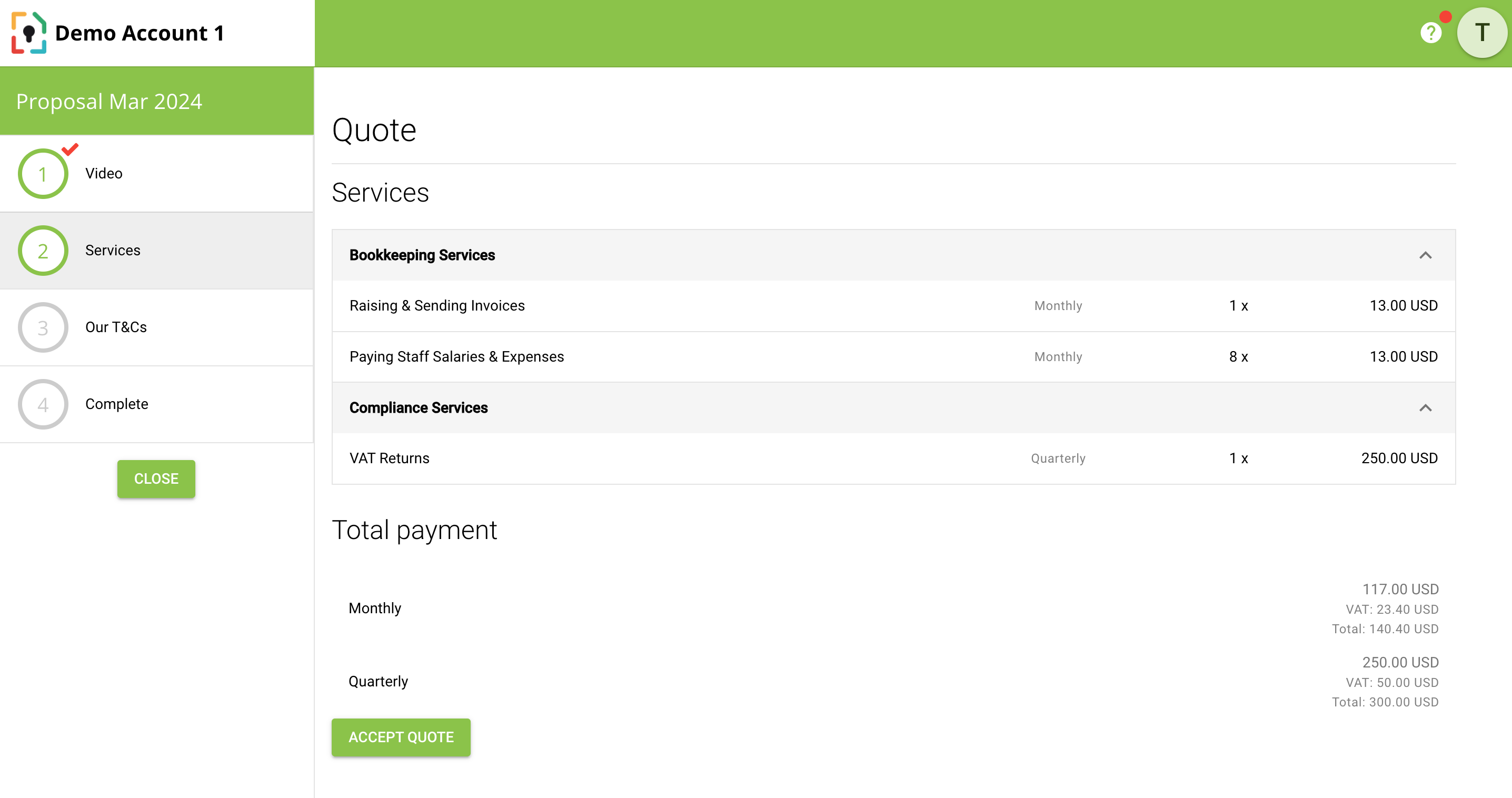 MyDocSafe Business Proposal example 3 USD
