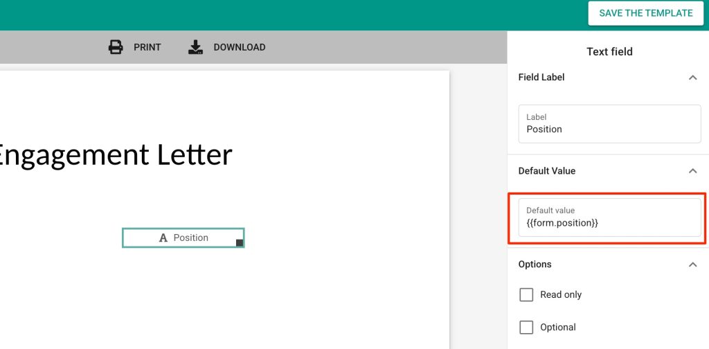 MyDocSafe variables