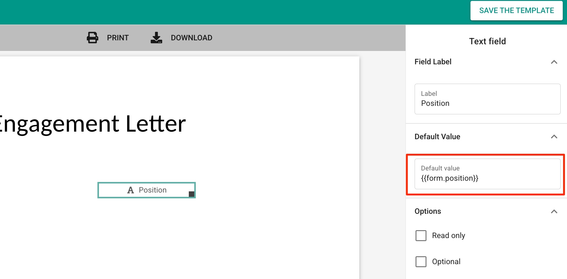 MyDocSafe variables