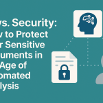 AI and document security - how mydocsafe can help anonymize your docs before ai analysis