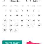 MyDocSafe select today's date when signing a document